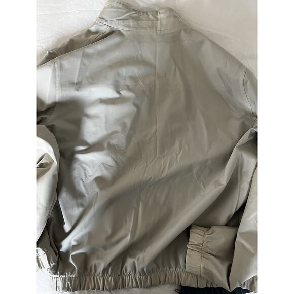 $6,950 MSRP Loro Piana Bomber Windleather Reversible Blue & Ivory Size 52 IT - Picture 14 of 14